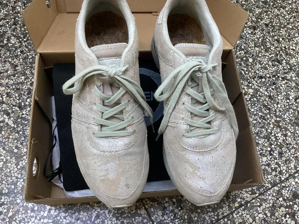 Woden sneakers, Ophalen of Verzenden, Gedragen, Beige, Sneakers of Gympen