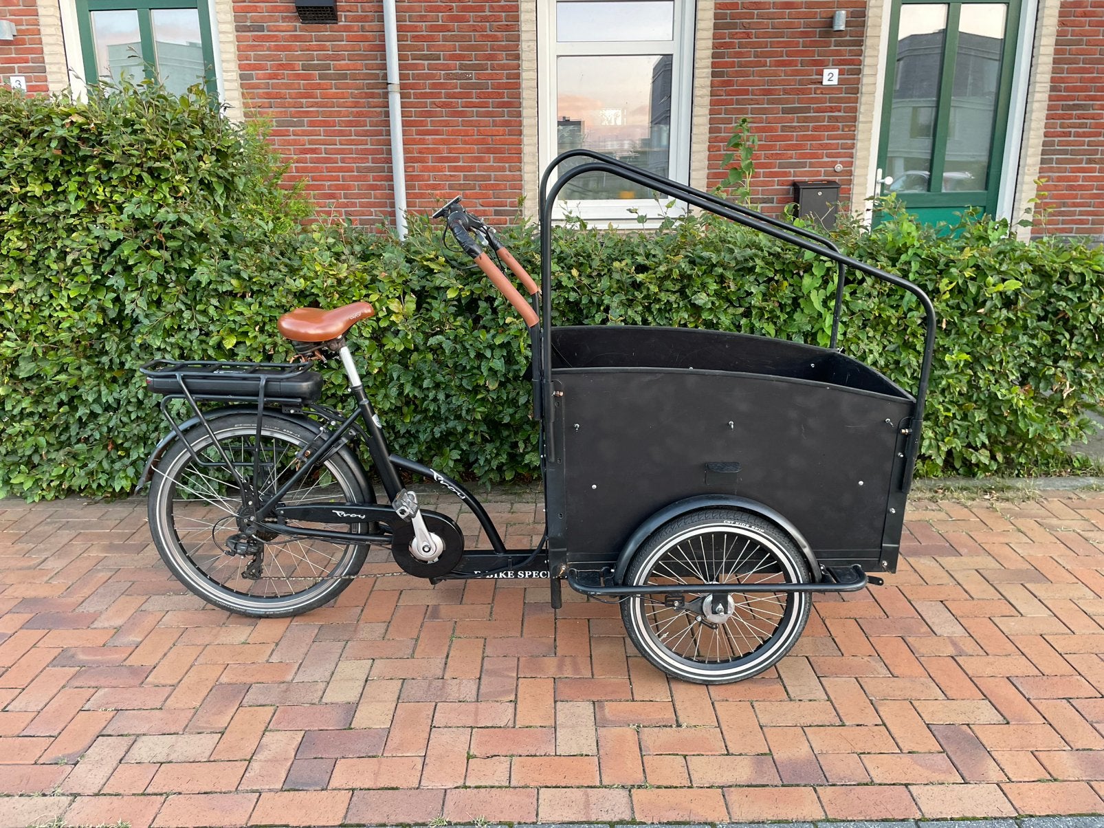 Troy elektrische bakfiets 2018 | Slechts 3.668 km, Fietsen en Brommers, Ophalen of Verzenden, Gebruikt, 4 kinderen of meer