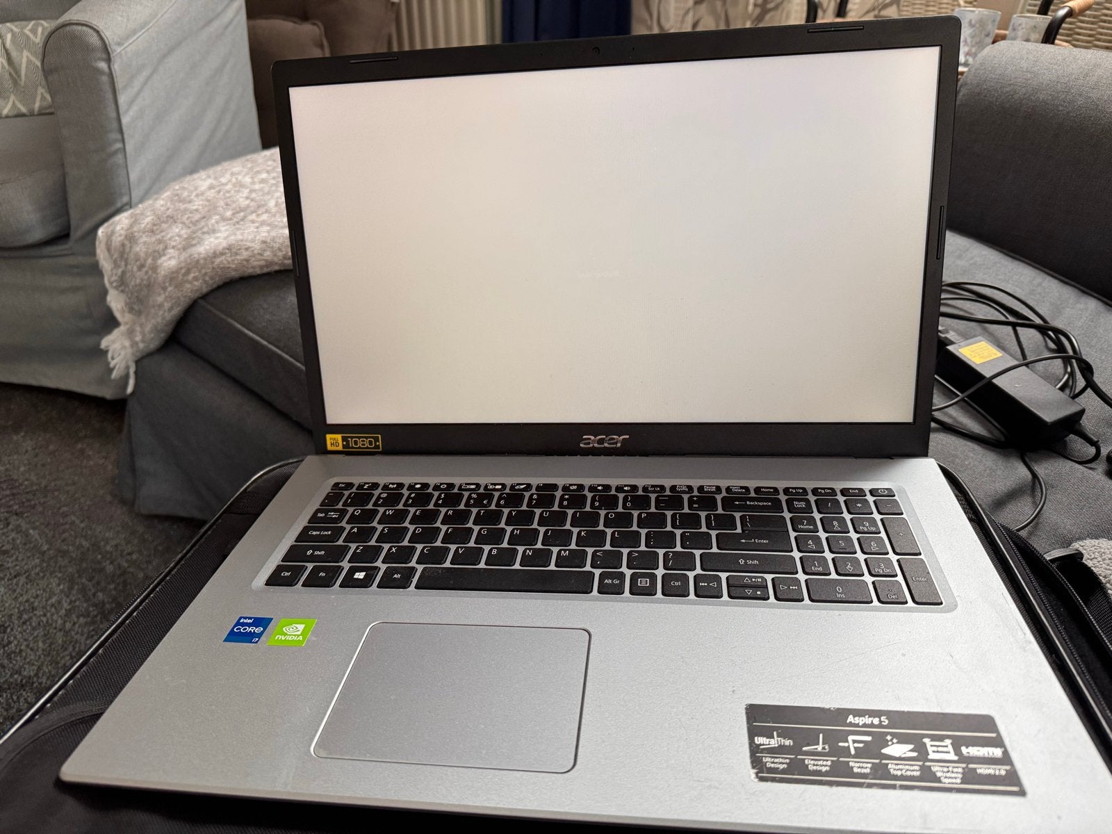 Acer Aspire 5 Laptop - 17 inch, Intel Core i5, NVIDIA GPU, Computers en Software, Windows Laptops, Gebruikt, 17 inch of meer, SSD