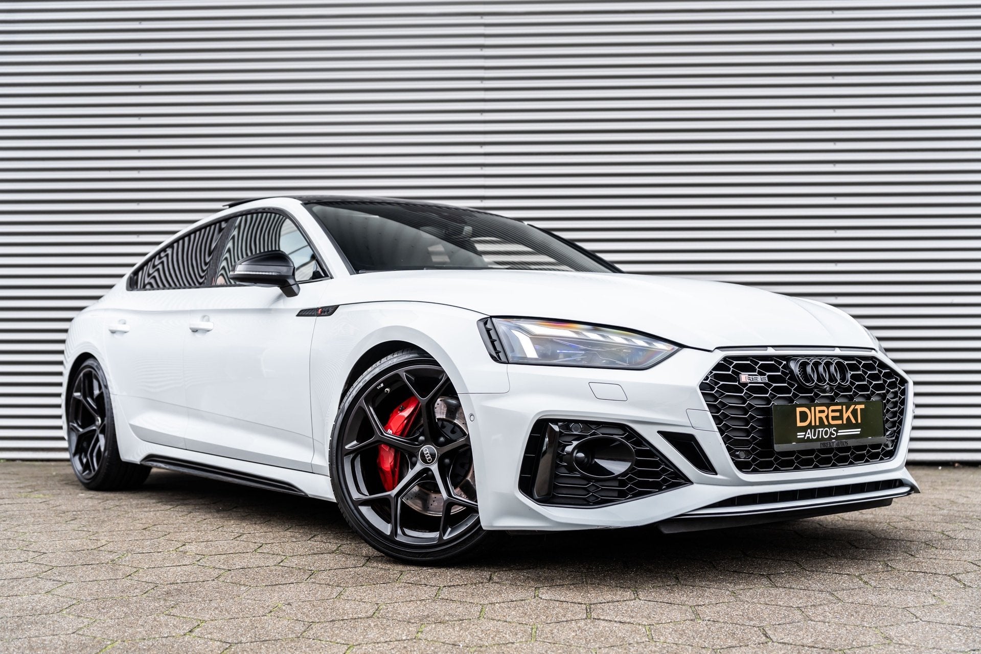 Audi RS5 SPORTBACK 2.9 TFSI Quattro Competition Kuipstoelen, Auto's, Audi, Automaat, Gebruikt, Zwart, Wit