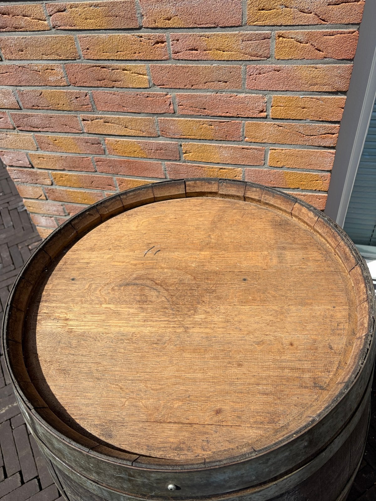 Wijnvat / Regenton van eikenhout, Ophalen of Verzenden, Gebruikt