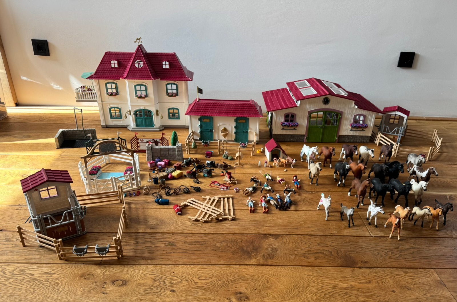 Grote set Schleich horse club, Ophalen, Zo goed als nieuw, Jongen of Meisje