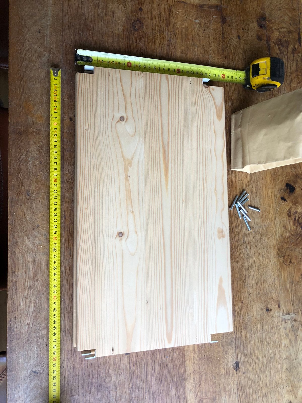 2 Lundia planken 50 * 28 cm Blank Hout, Huis en Inrichting, Ophalen, Zo goed als nieuw