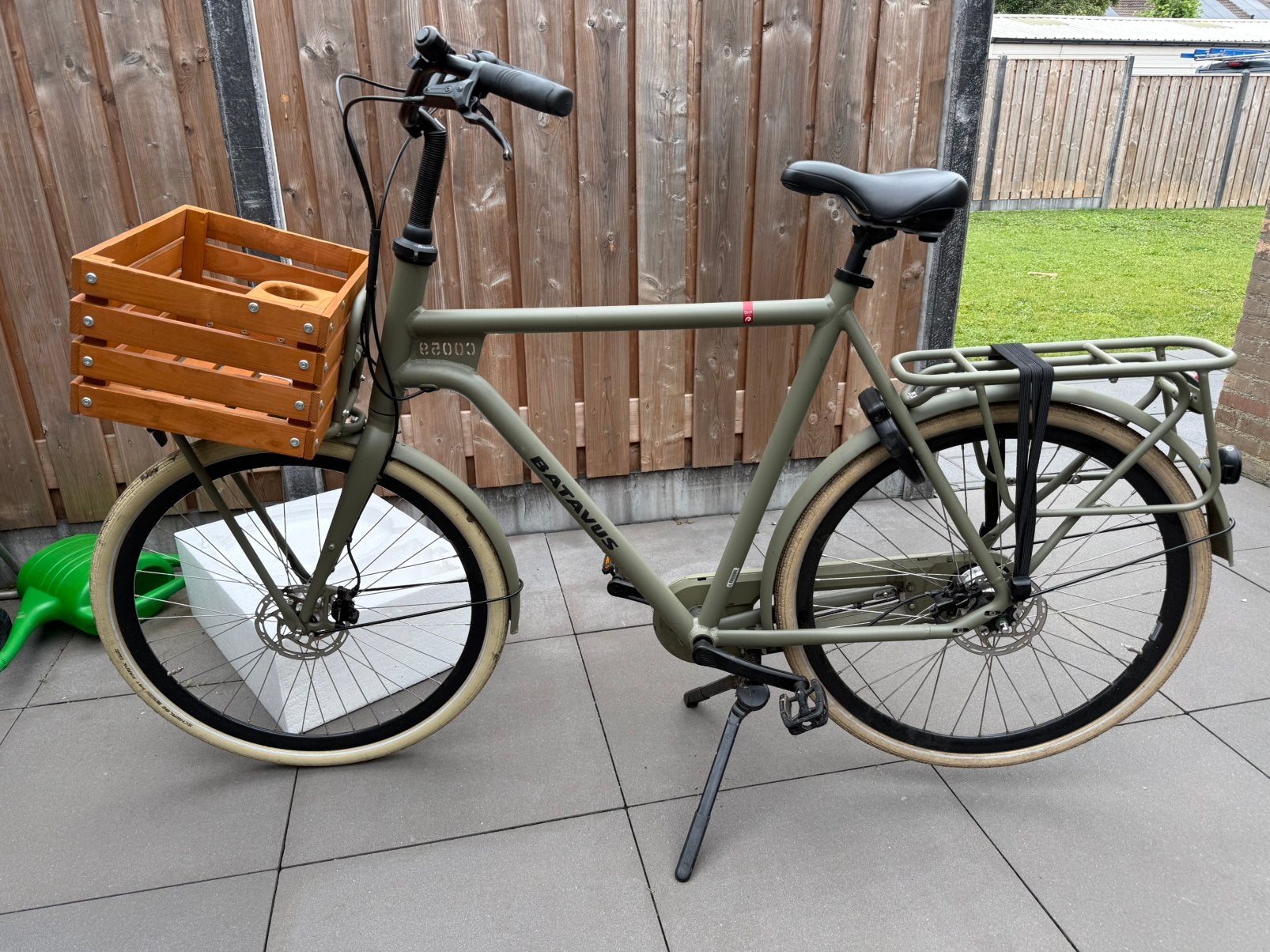 Batavus E-quip Cargo - Olijfgroen - Zeer goede staat, Ophalen, Zo goed als nieuw, Overige typen, Minder dan 20 kg