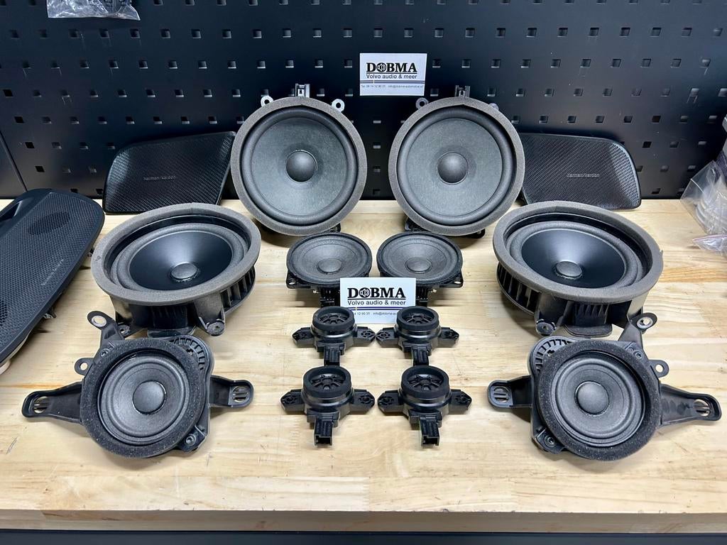 Volvo Harman Kardon speakerset S60 V60 S90 V90, Auto diversen, Autospeakers, Gebruikt, Ophalen of Verzenden