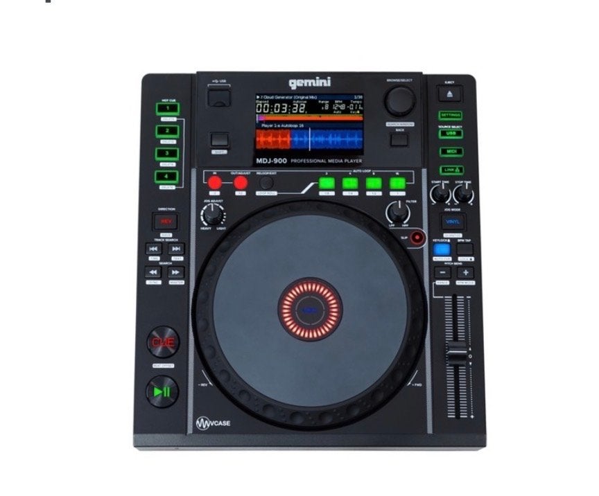 2x Gemini MDJ-900 Professional Media Player met flightcases, Muziek en Instrumenten, Ophalen, Gebruikt, Dj-set, Overige merken