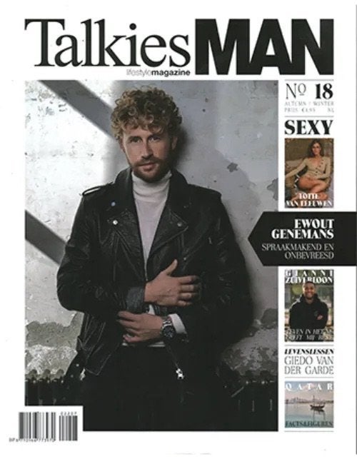 Talkies man life style magazine nr 18 2022, Ophalen of Verzenden, Nieuw, Gossip of Showbizz