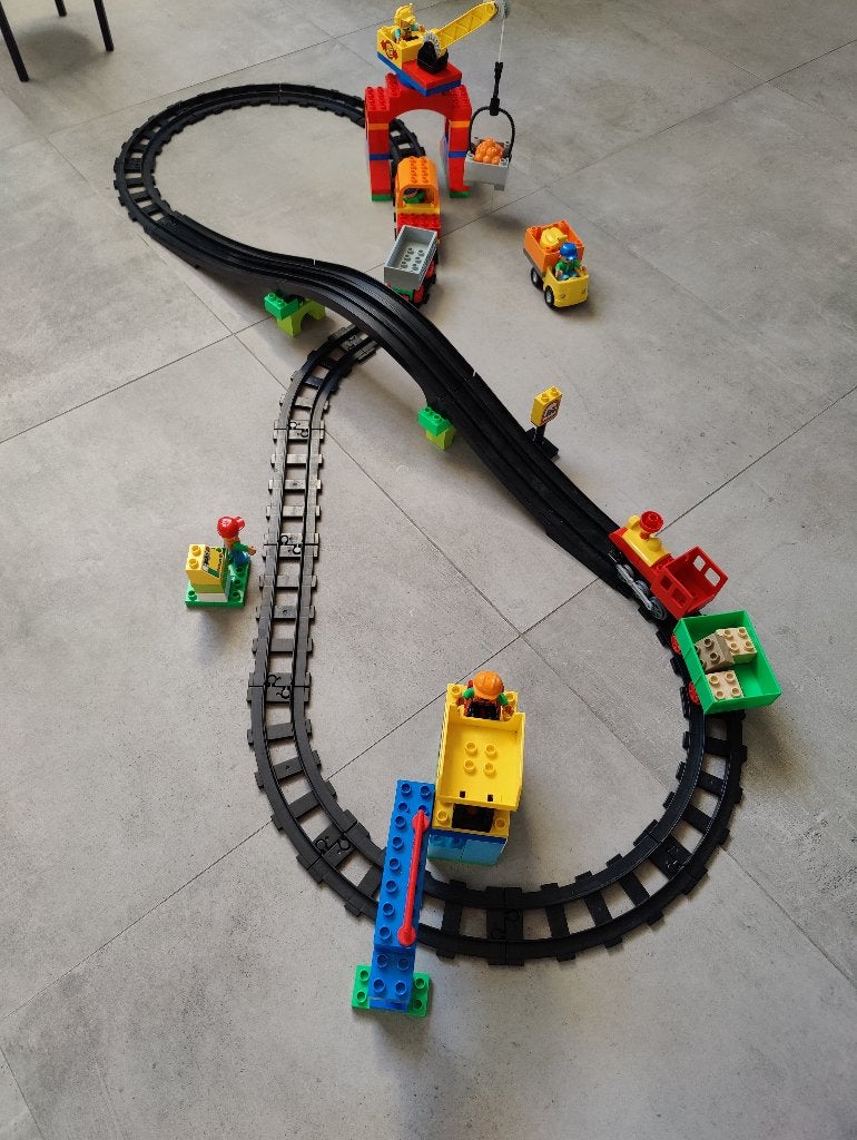 DUPLO Luxe Treinbaan set - 10508 - LEGO, Kinderen en Baby's, Speelgoed | Duplo en Lego, Ophalen of Verzenden, Zo goed als nieuw