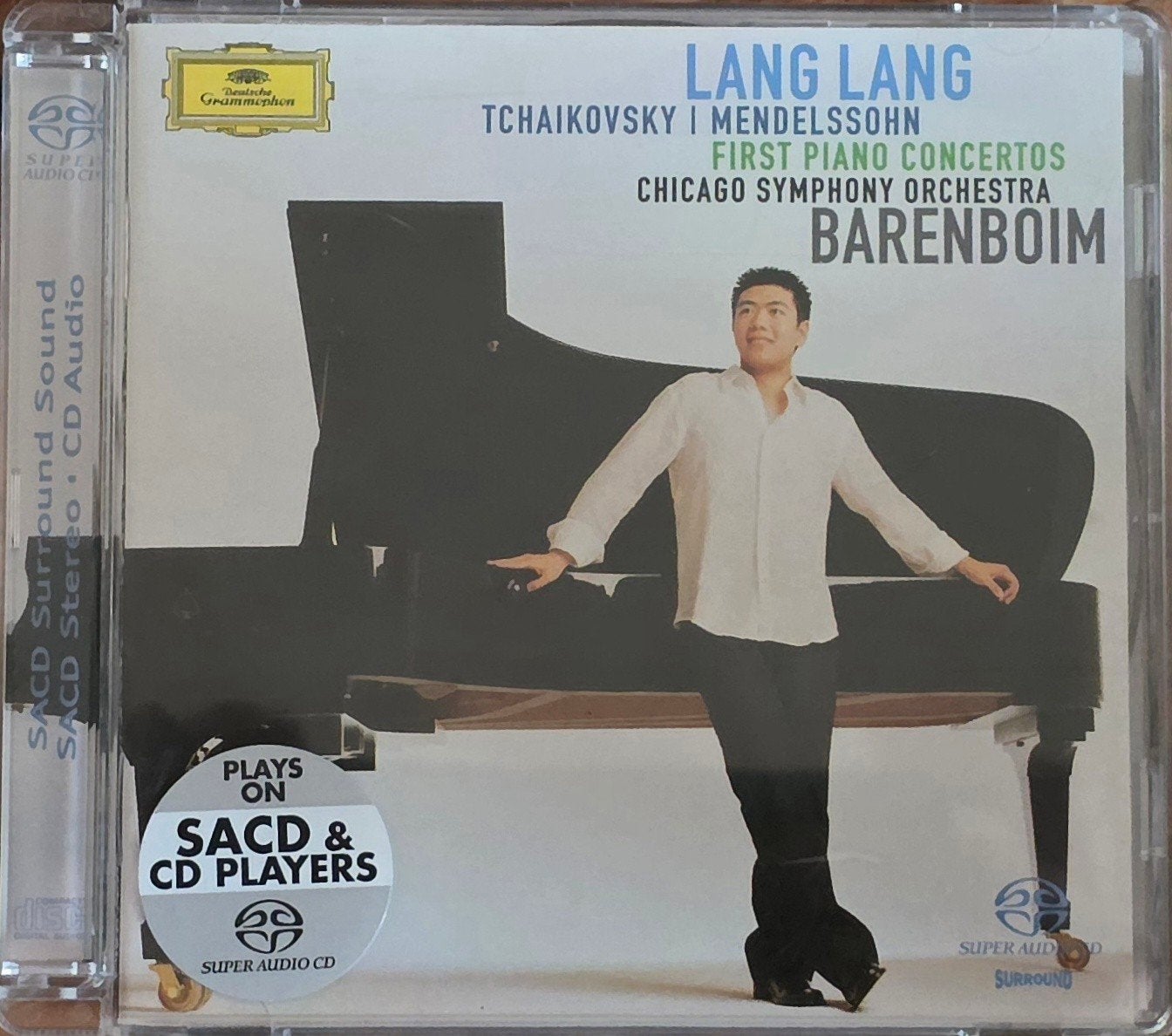 Lang Lang - Tchaikovsky & Mendelssohn Piano Concertos SACD, Cd's en Dvd's, Cd's | Klassiek, Ophalen of Verzenden, Romantiek, Zo goed als nieuw