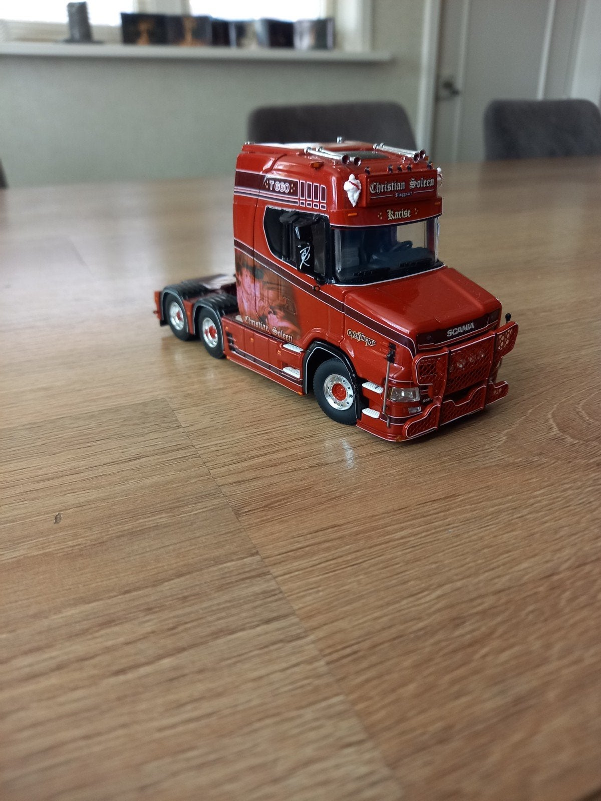 WSI Models Scania T650 Christian Soleen, Ophalen of Verzenden, Zo goed als nieuw, Bus of Vrachtwagen