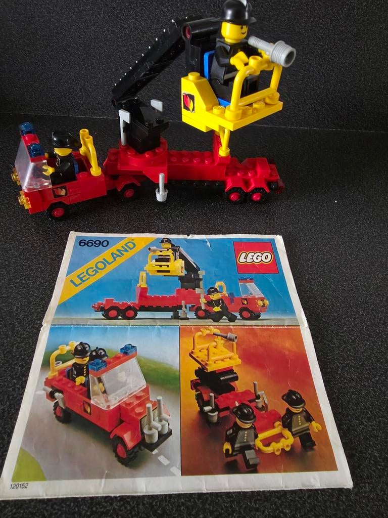 Legoland brandweer 6690 100% compleet, Inclusief minifiguren, Lego, Ophalen of Verzenden, Zo goed als nieuw
