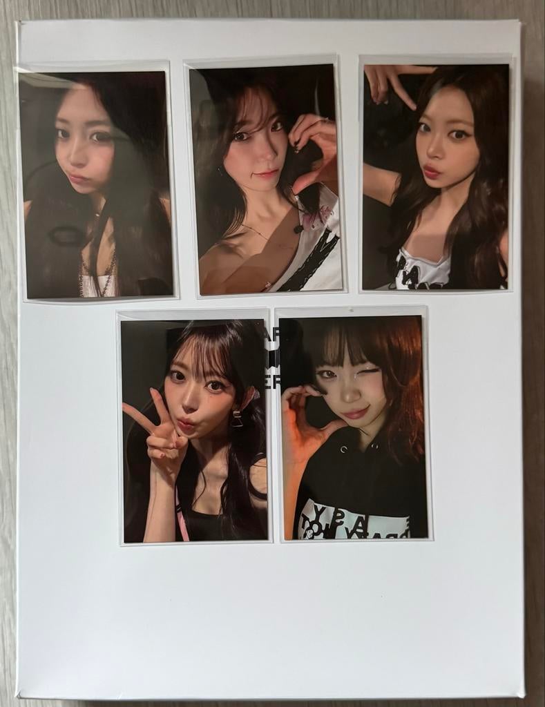 LE SSERAFIM EASY CRAZY HOT ENCORE TOUR SEOUL Photocard Set, Verzamelen, Overige Verzamelen, Nieuw, Ophalen of Verzenden