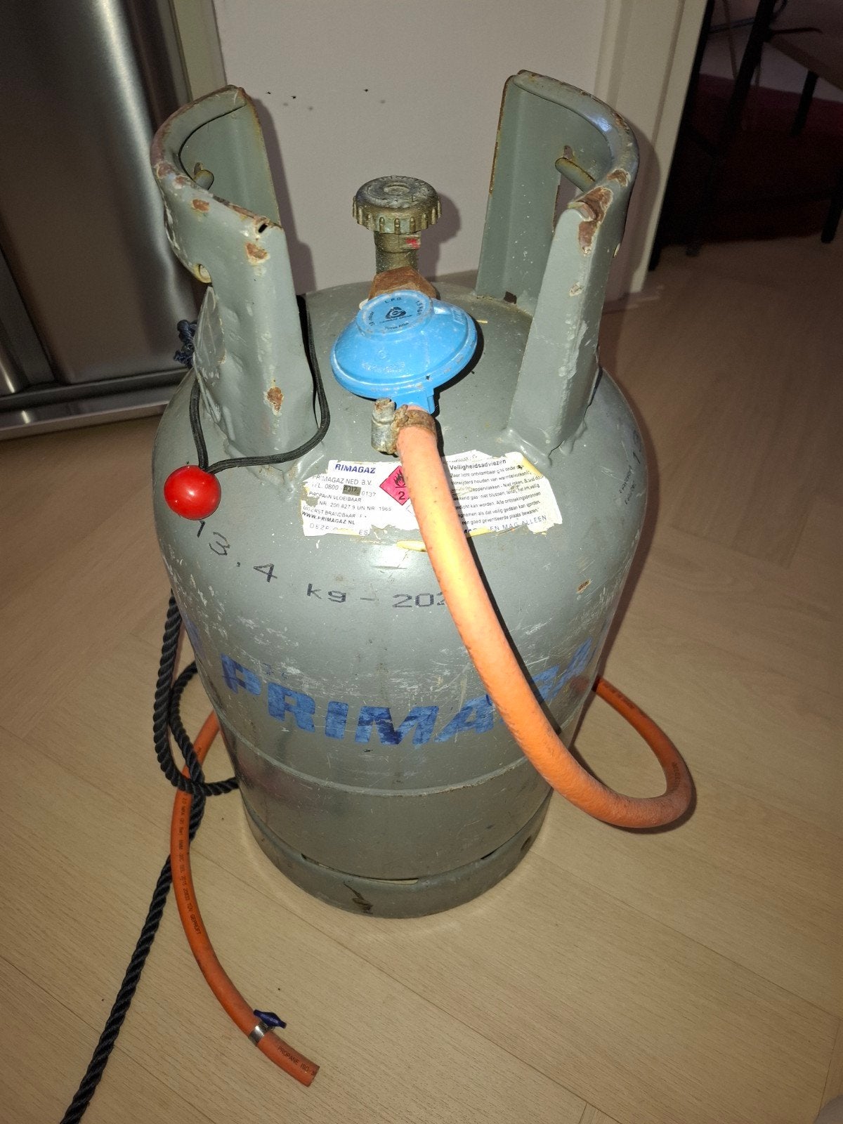 gevulde gasfles, Ophalen of Verzenden