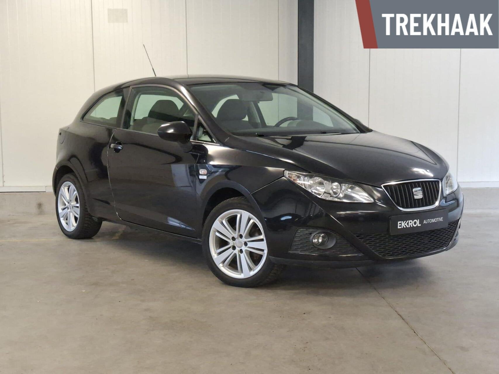 Seat Ibiza SC 1.4 Stylance (Clima/Cruise/Trekhaak/Recent oh), Voorwielaandrijving, Gebruikt, 4 cilinders, Met garantie (alle)