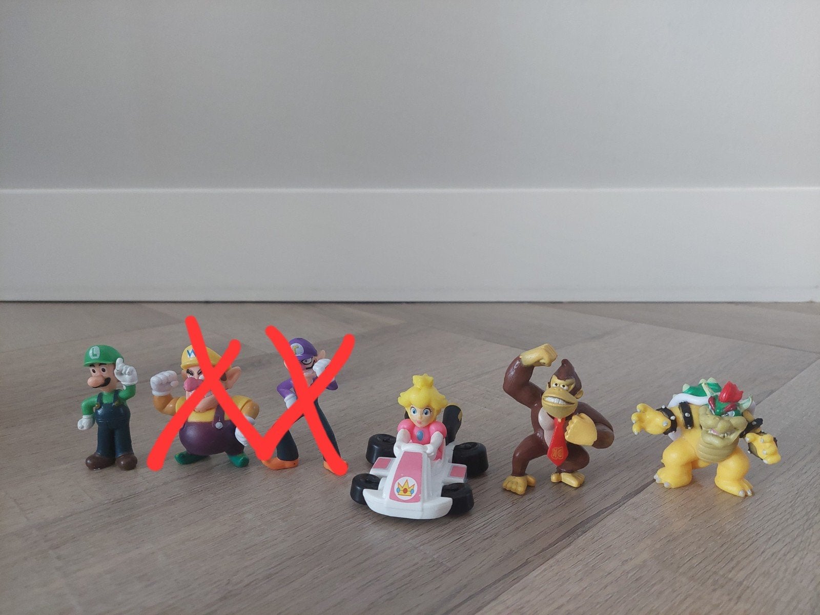 Mario figuurtjes, Luigi, Peach, Donkey Kong, Bowser, Ophalen of Verzenden