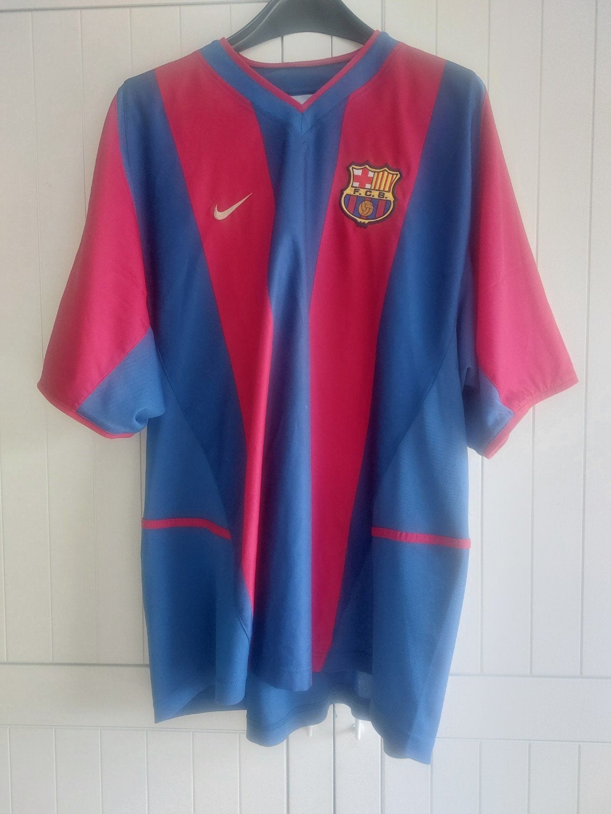 voetbal shirt Barcrlona, Ophalen of Verzenden, Gedragen, Blauw, Nike