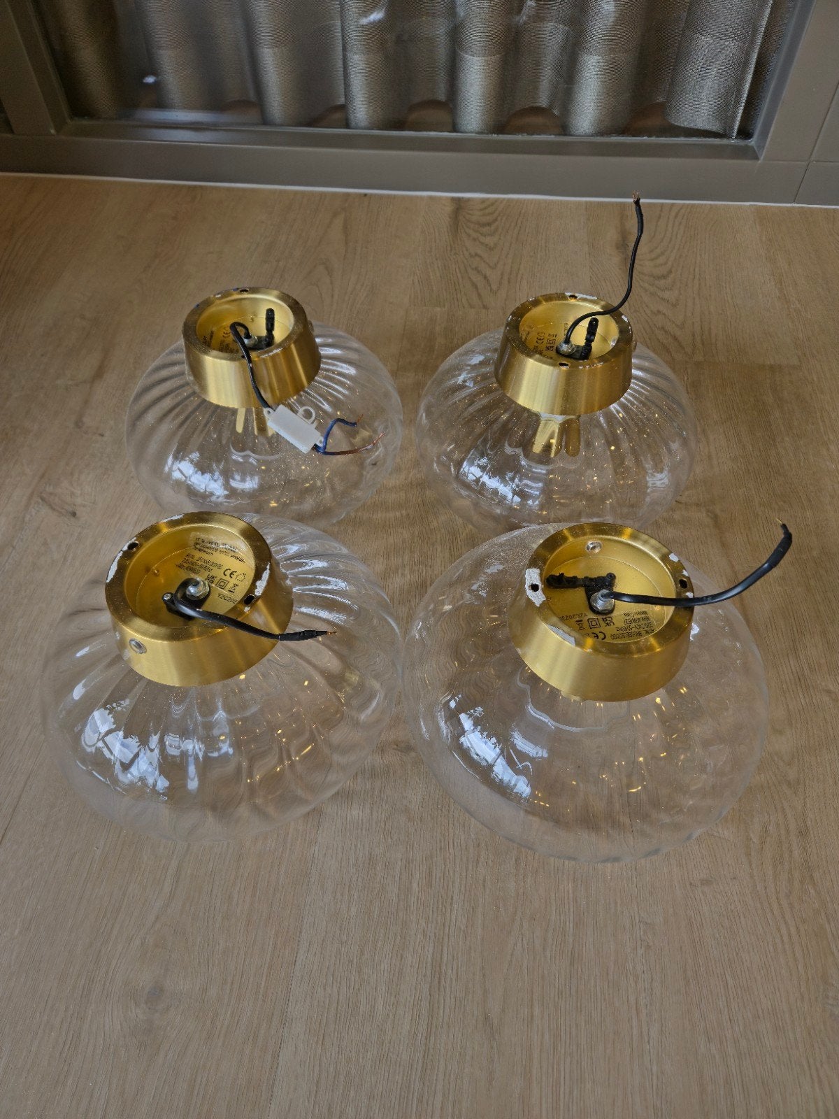 It's about Romi - Brussels plafondlamp Ø27 goud/transparant, Huis en Inrichting, Ophalen