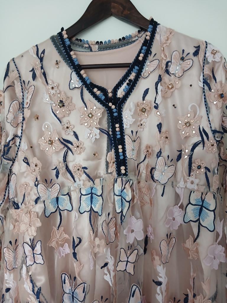 Takchita jurk, Ophalen, Zo goed als nieuw, Roze, Maat 36 (S)