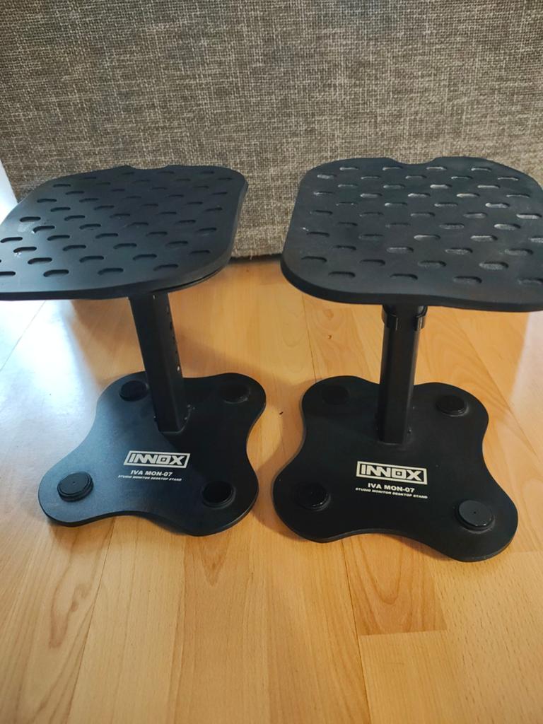 Innox IVA MON-07 Studio Monitor Speaker Stands (set van 2), Ophalen, Zo goed als nieuw