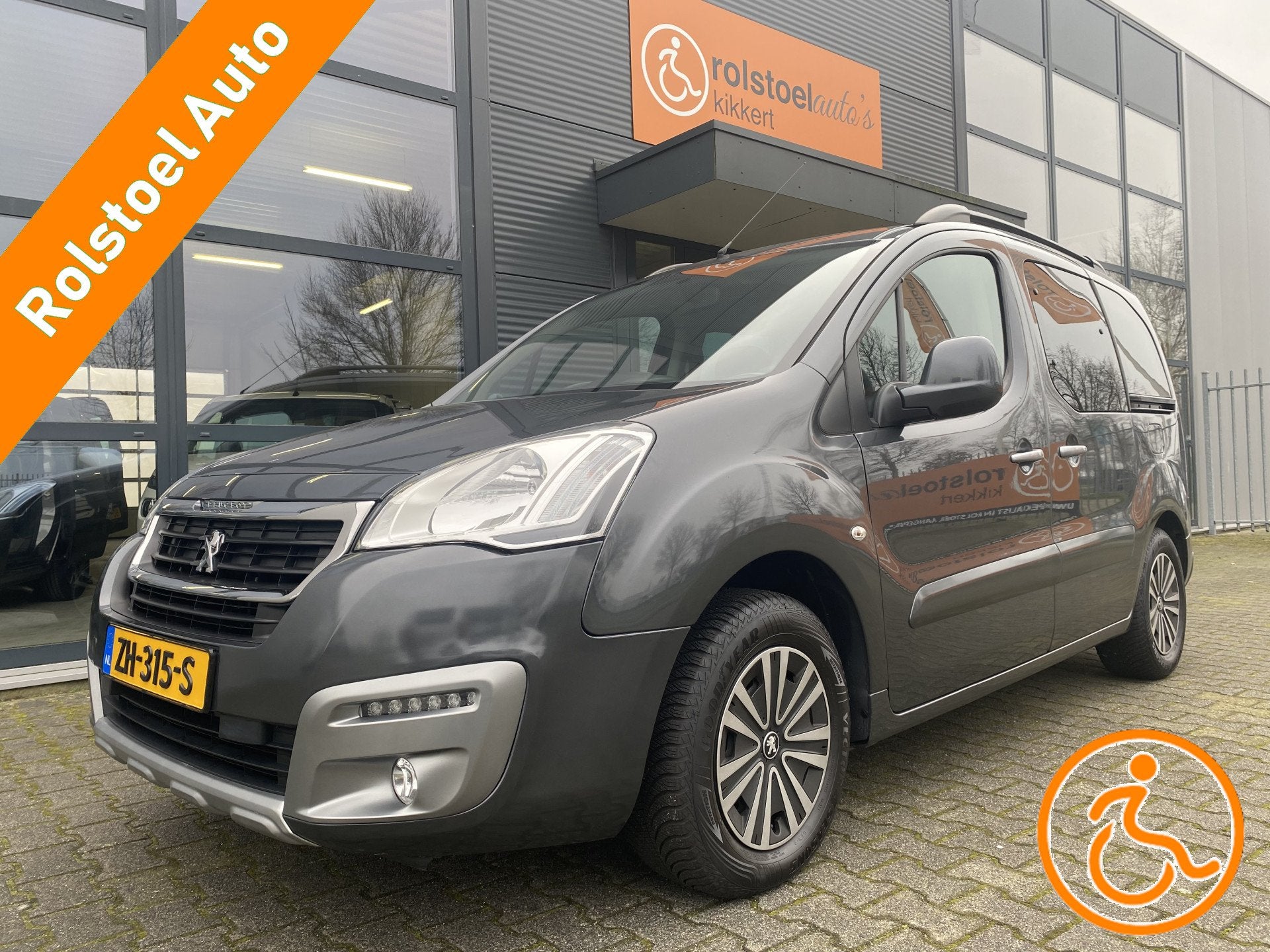 Peugeot Partner Tepee 4+1 Rolstoelauto 1.6 BlueHDi Active (Z, Voorwielaandrijving, Gebruikt, Euro 6, LED verlichting