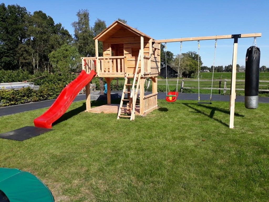 BOOMHUT PALEIS speeltoren speelhuis klimtoren speeltoestel, Kinderen en Baby's, Speelgoed | Buiten | Speeltoestellen, Ophalen