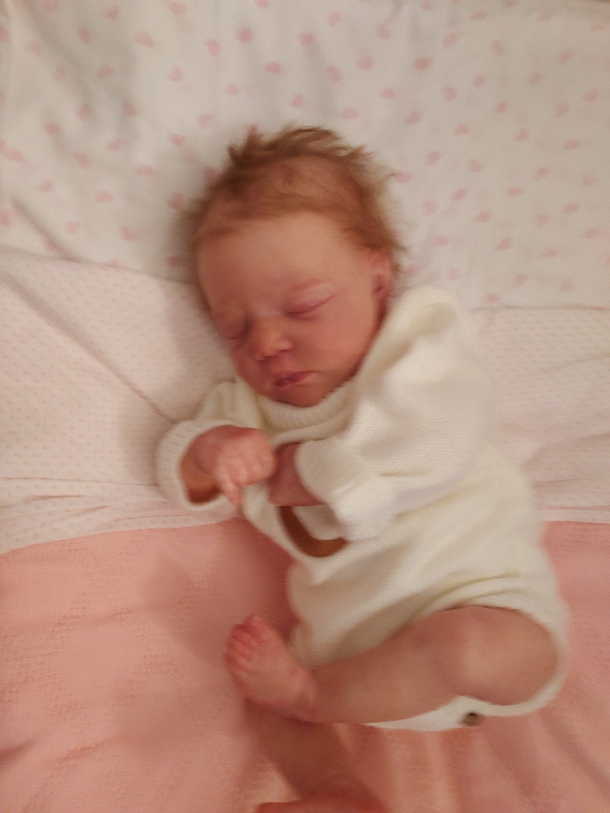 reborn Johanna️️️❤️❤️❤️in prijs verlaagd, Ophalen of Verzenden, Nieuw, Pop