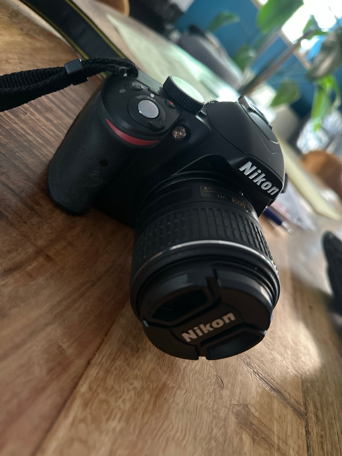 Nikon spiegelreflexcamera D3200 met AF-S Nikkor 18-55mm lens, Spiegelreflex, Beeldstabilisatie, Ophalen of Verzenden, Zo goed als nieuw