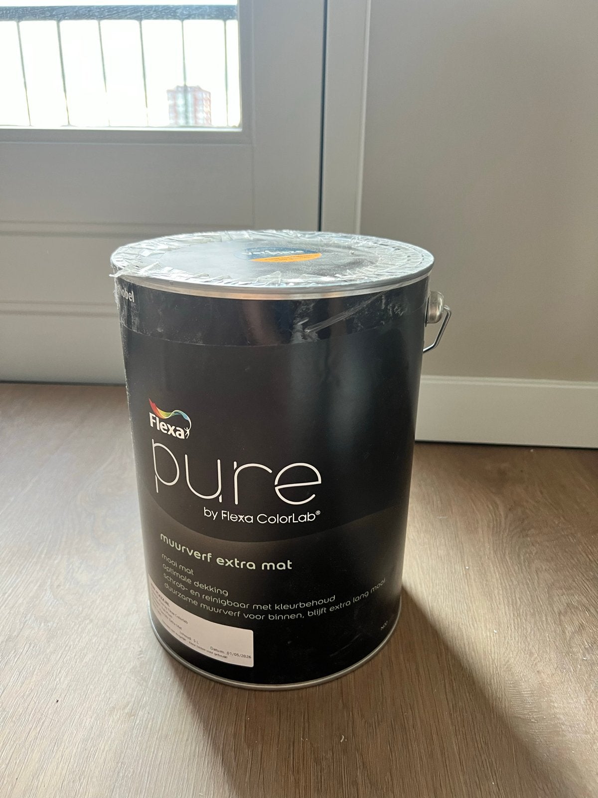 Flexa Pure Muurverf Full Plum Extra Mat 5L - Nieuw, Overige kleuren, 5 tot 10 liter, Nieuw, Ophalen of Verzenden