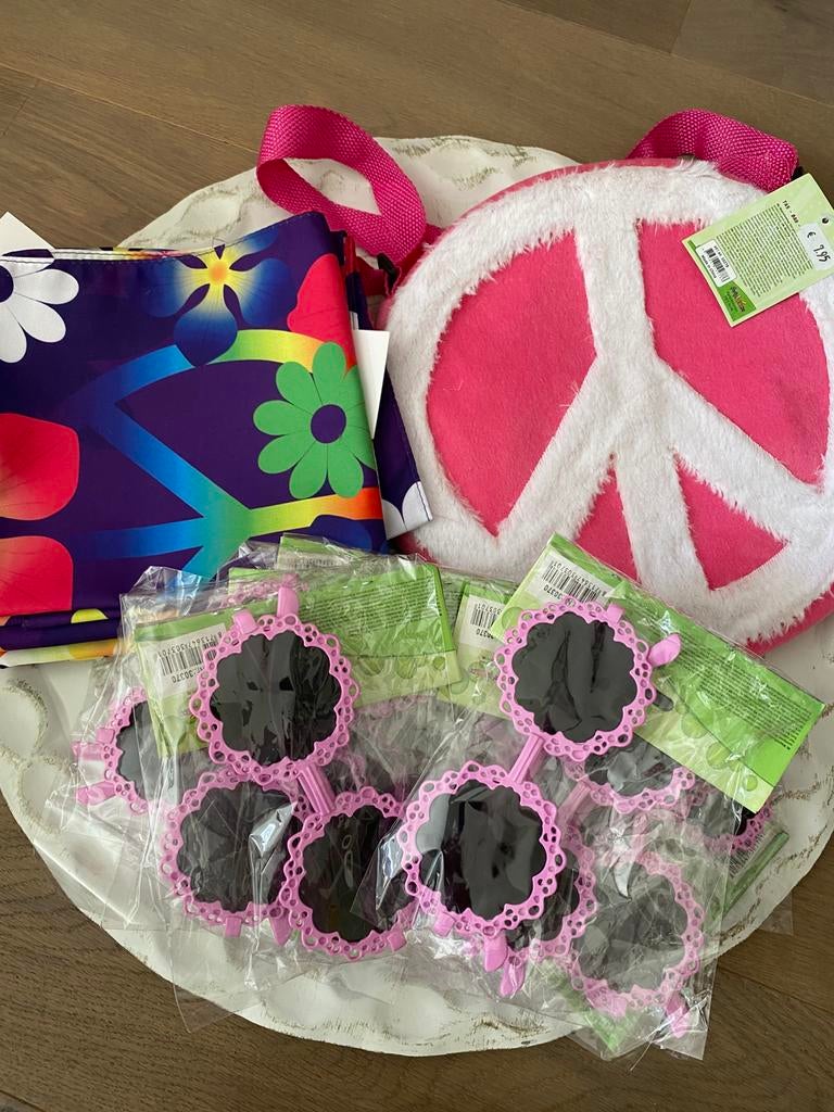 Verkleed accessoires flower power, Ophalen of Verzenden, Nieuw