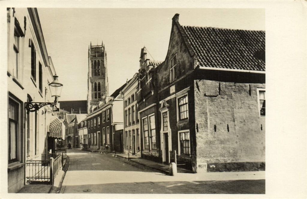 Zaltbommel, Kerkstraat - 1948 gelopen, Ophalen of Verzenden, 1940 tot 1960, Gelopen, Gelderland