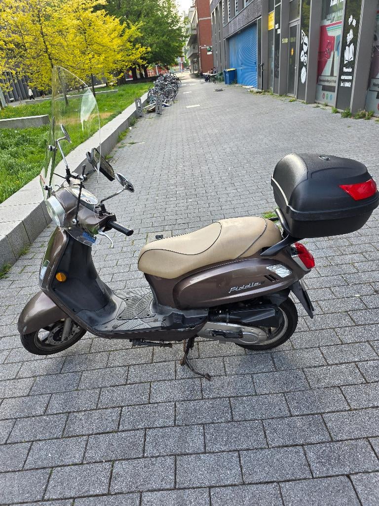 Sym Fiddle 2 2016, Fietsen en Brommers, Brommers | Tomos, Gebruikt, Standard, Maximaal 45 km/u, Ophalen