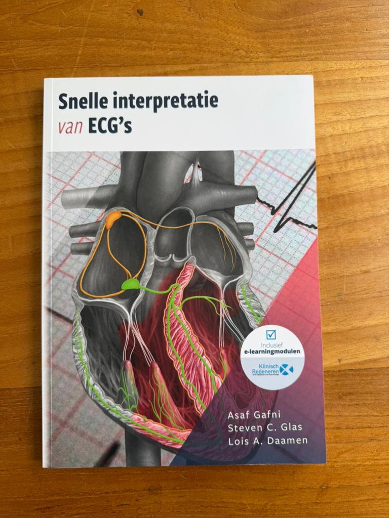 Steven C. Glas - Snelle interpretatie van ECG’s, Boeken, Steven C. Glas; Lois A. Daamen; Asaf Gafni, Ophalen of Verzenden, Zo goed als nieuw