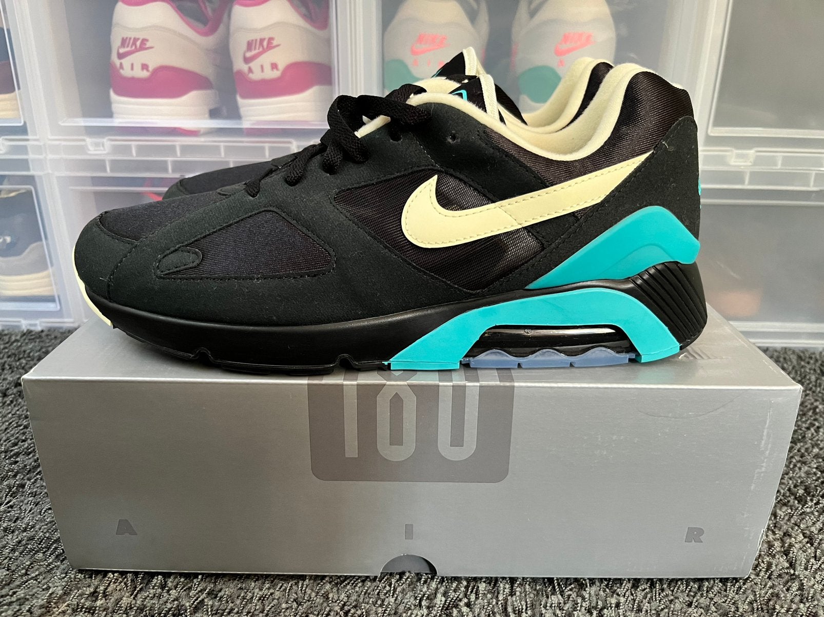 Nike Air 180 Dusty Cactus 47.5, Zwart, Nieuw, Ophalen of Verzenden, Sneakers of Gympen