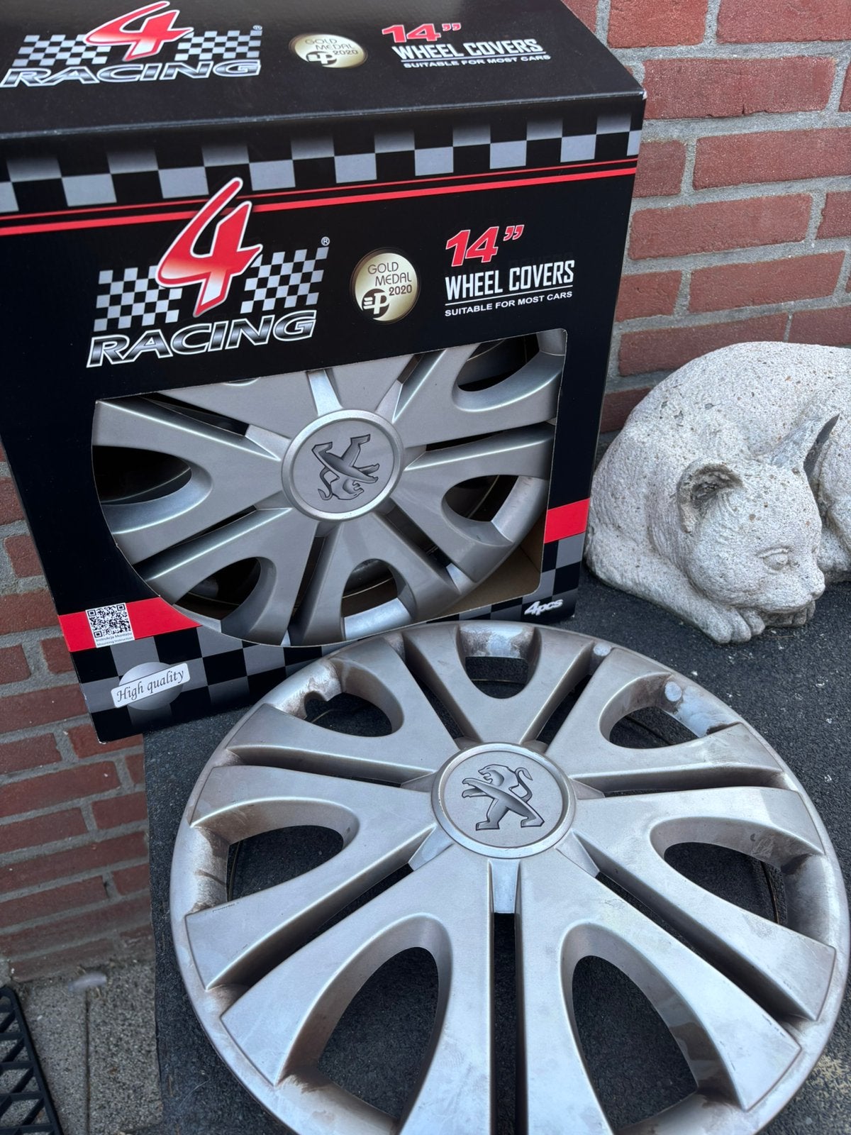 Wieldoppe peugeot, Auto diversen, Wieldoppen, Ophalen, Gebruikt