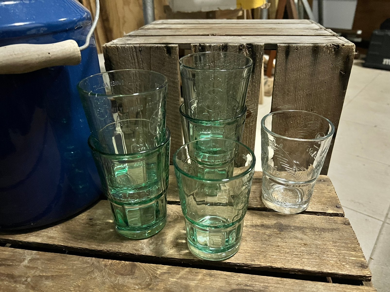 Bacardi glazen, Ophalen, Zo goed als nieuw, Overige typen