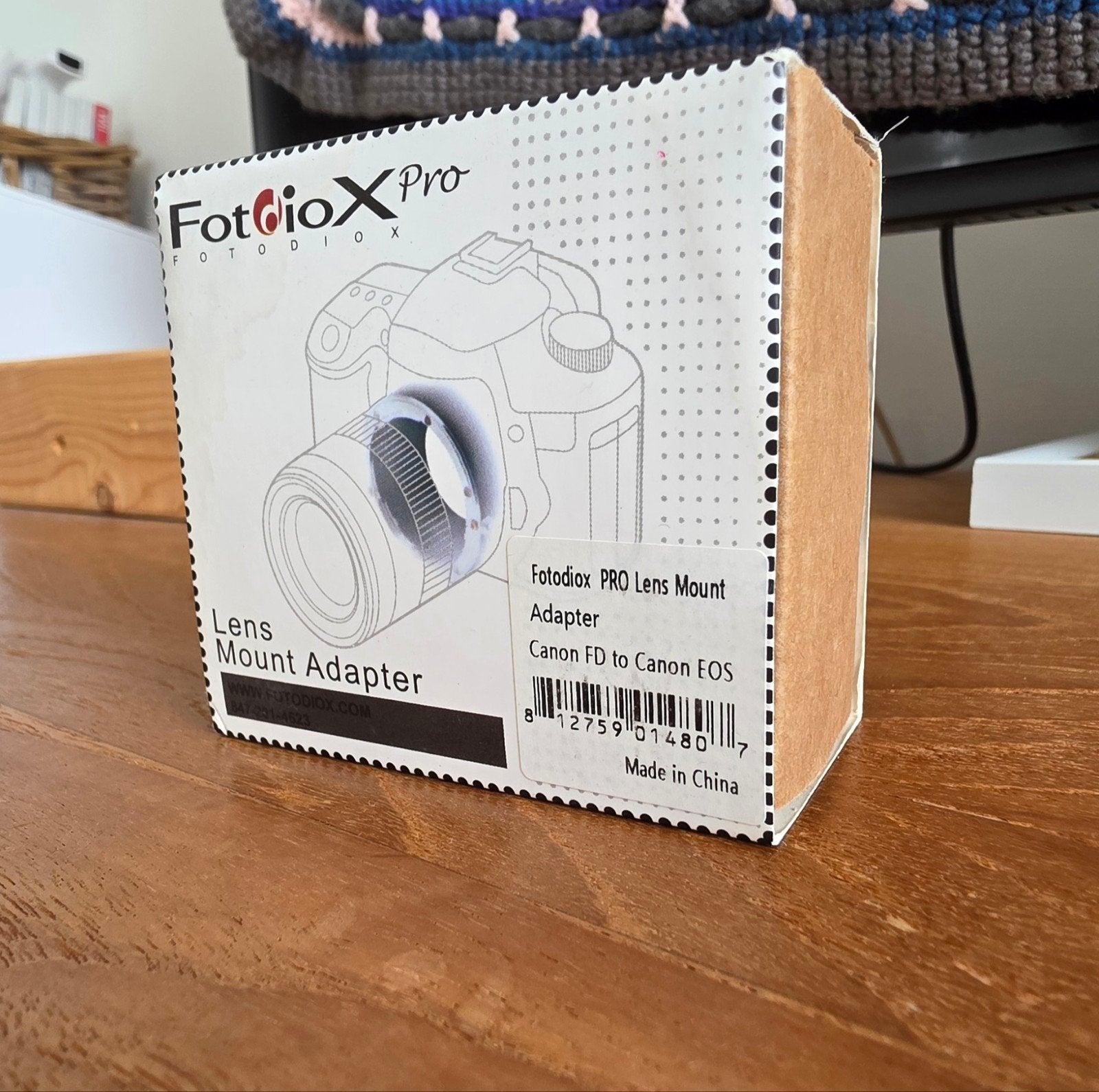 Fotodiox Pro Canon FD naar Canon EOS lens adapter, Audio, Tv en Foto, Fotografie | Lenzen en Objectieven, Zo goed als nieuw, Toebehoren
