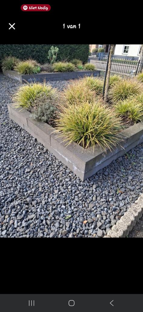 Opsluitbandjes voor tuin en bestrating, Tuin en Terras, Bielzen en Borders, Ophalen, Gebruikt, Minder dan 25 cm, Border
