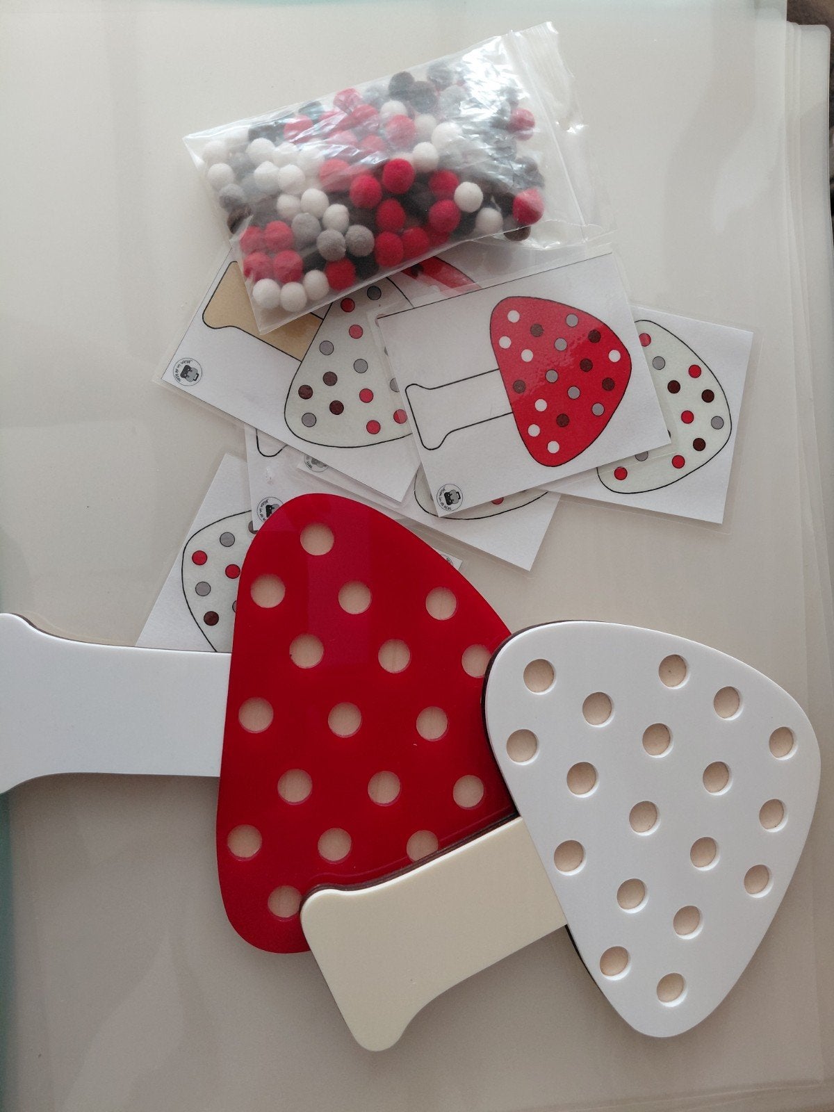 O'Playjo Kleuter Materiaal: Paddenstoel, Ophalen of Verzenden, Zo goed als nieuw, Puzzelen