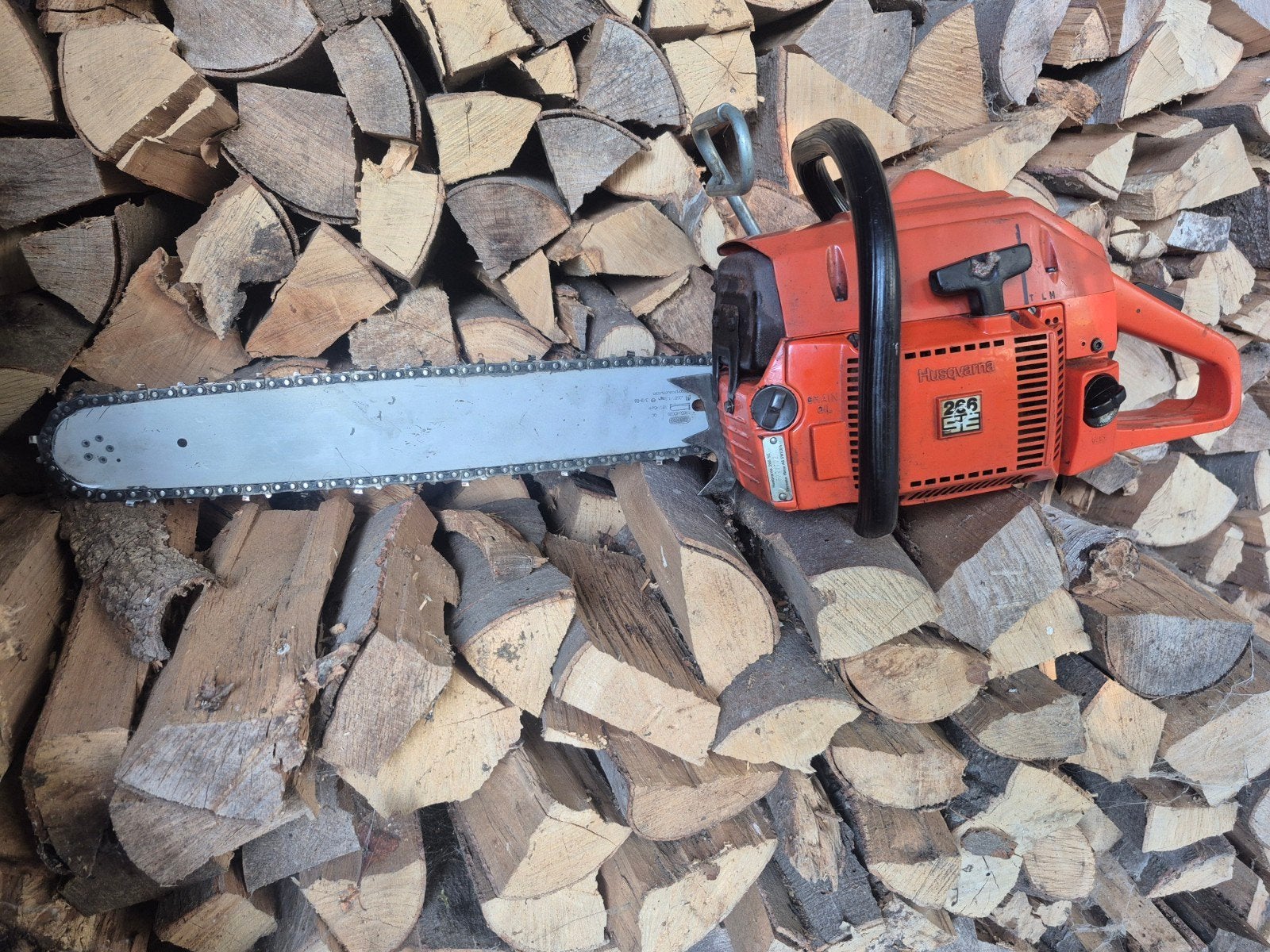 Husqvarna 266 SE Kettingzaag - Profess., Weinig Gebruikt, Doe-het-zelf en Verbouw, Ophalen, Gebruikt, 70 mm of meer, Kettingzaag