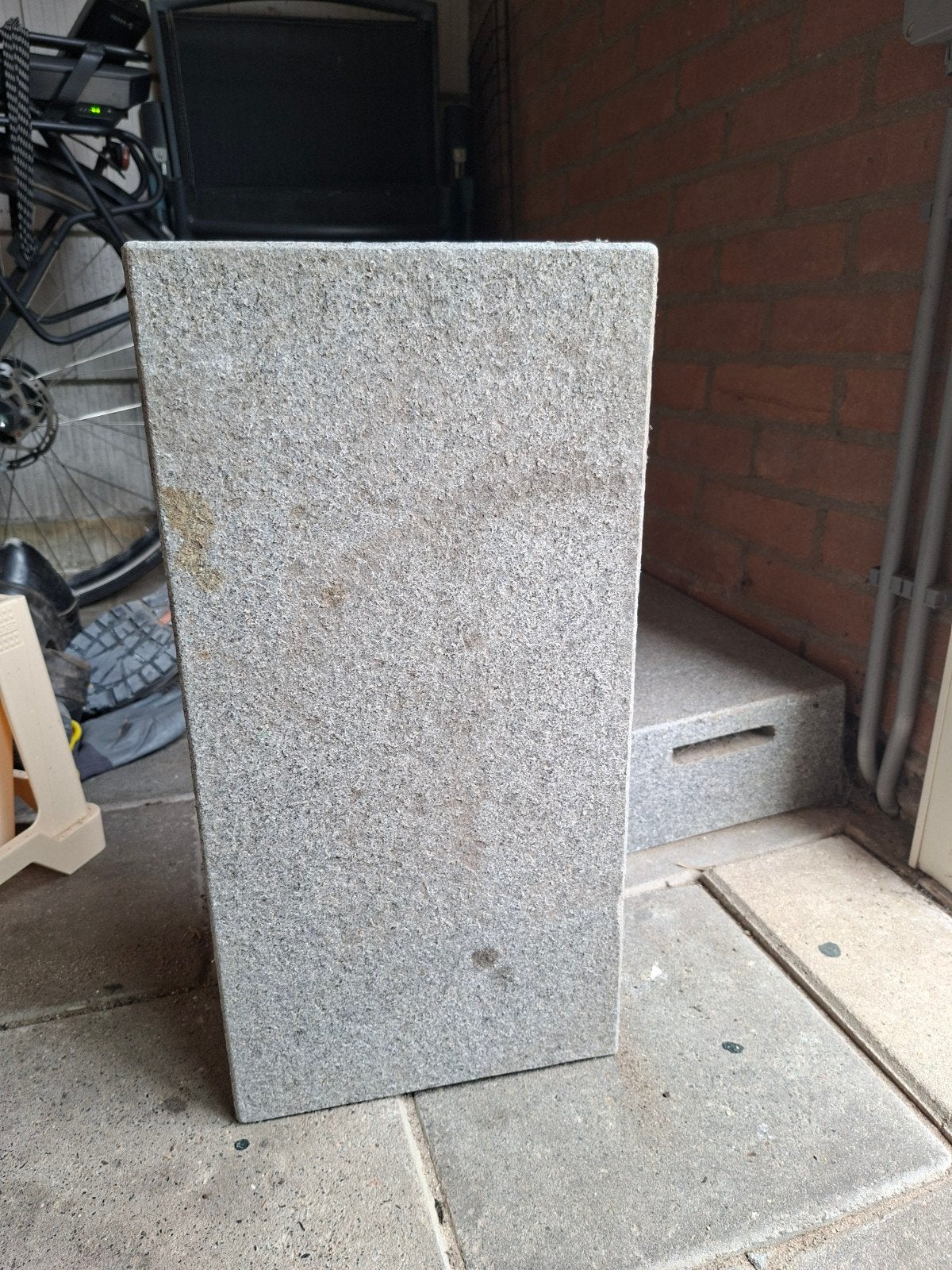 4 betonblokken voor  bijv parasolvoet, Ophalen, Minder dan 1 meter, Parasolvoet