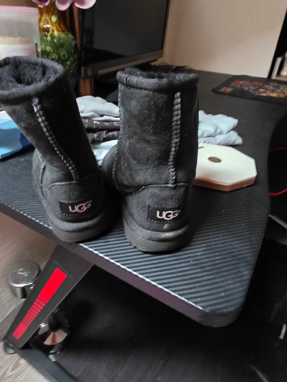 Zwarte UGG Laarzen Maat 27 voor Kinderen, Gebruikt, UGG, Jongen of Meisje, Ophalen of Verzenden