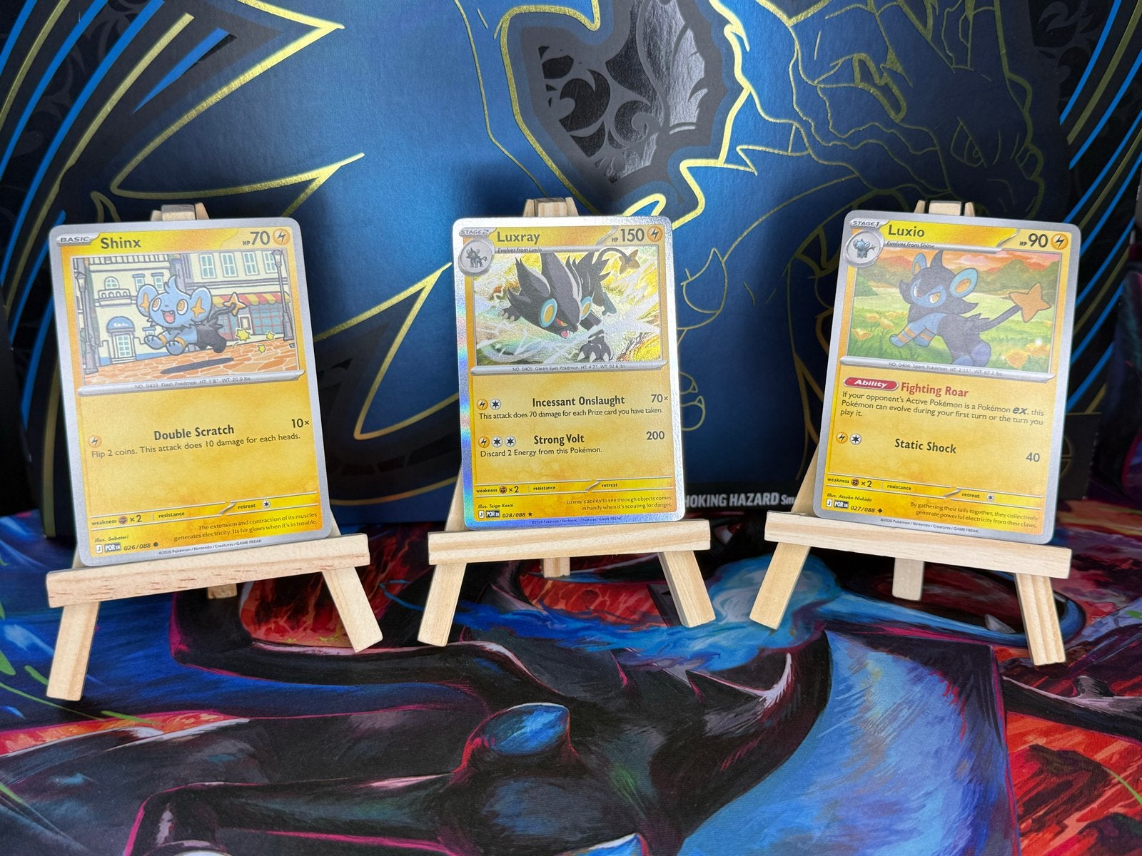 Shinx #26 Luxio #27 Luxray #28 Perfect Order, Verzenden, Zo goed als nieuw, Meerdere kaarten
