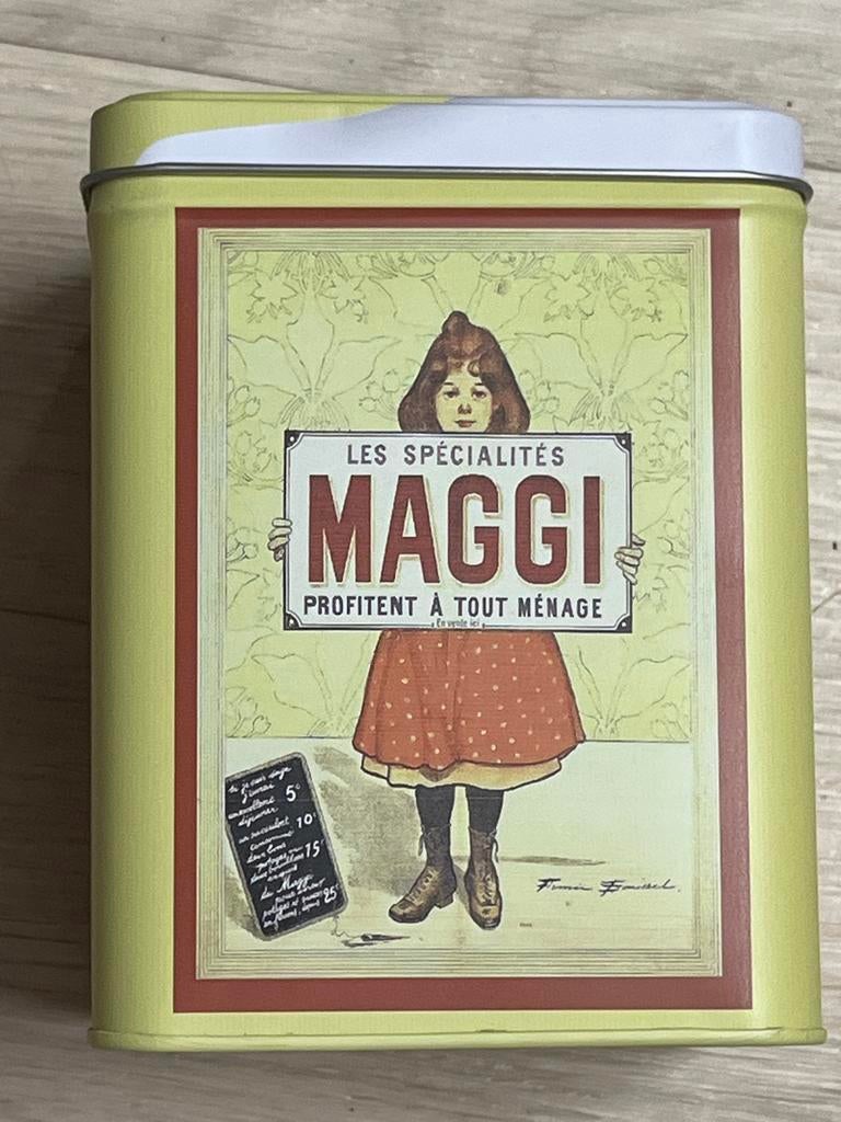 Maggi Blik - Vintage Look Opbergblik, Verzamelen, Blikken, Ophalen of Verzenden, Zo goed als nieuw, Overige, Overige merken