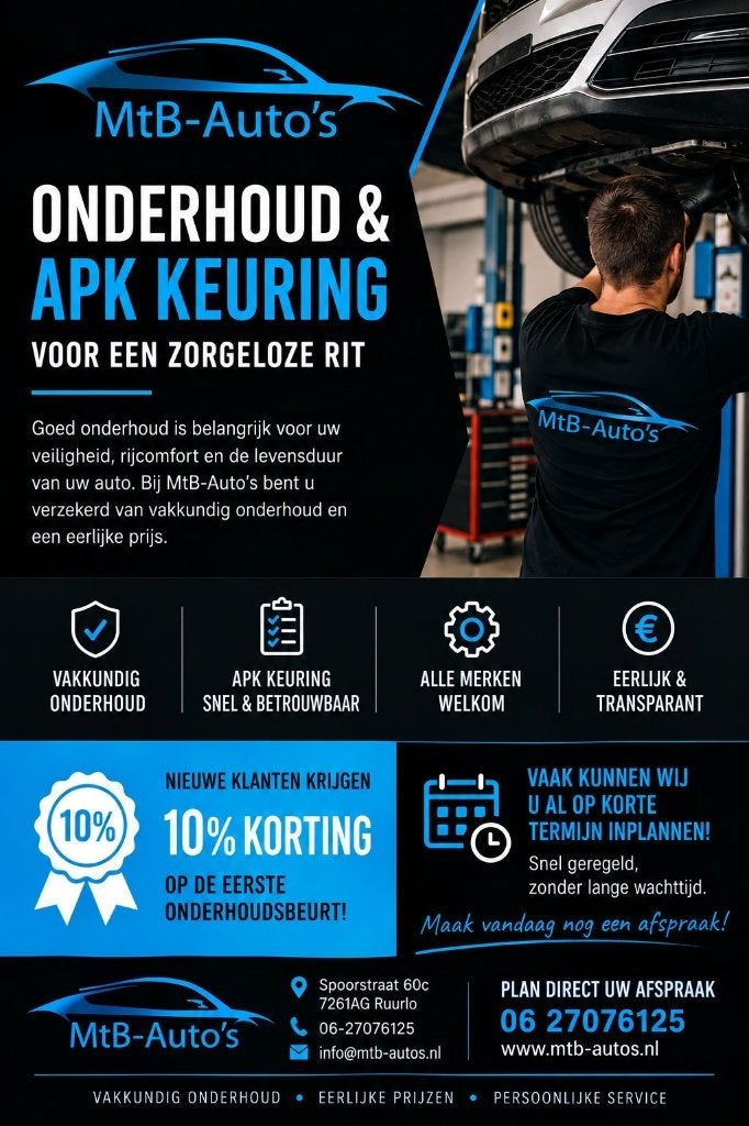 Betrouwbaar Auto-onderhoud & Reparaties in Ruurlo e.o., 24-uursservice, Apk-keuring