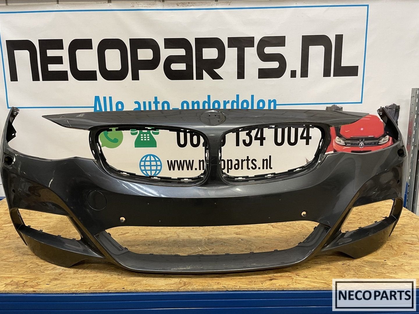 VOORBUMPER BMW 3 SERIE GT F34 M PAKKET BUMPER PDC KLS, Gebruikt, -, -, Ophalen of Verzenden