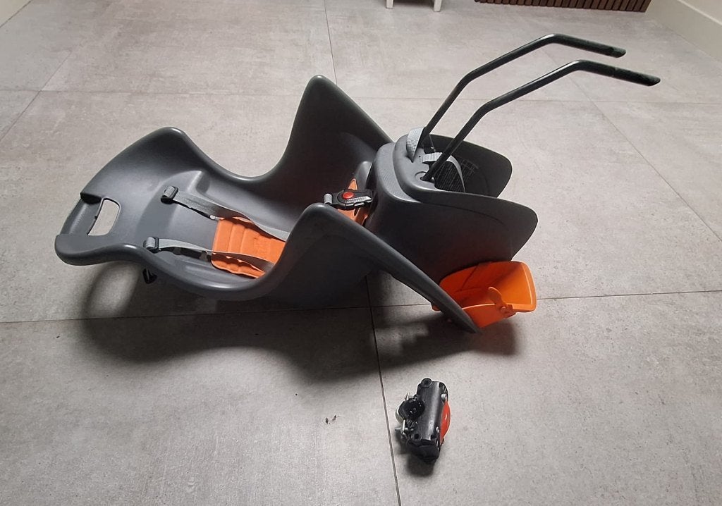 Fietsstoeltje, Ophalen, Achterzitje, 0 t/m 18 kg, Gebruikt