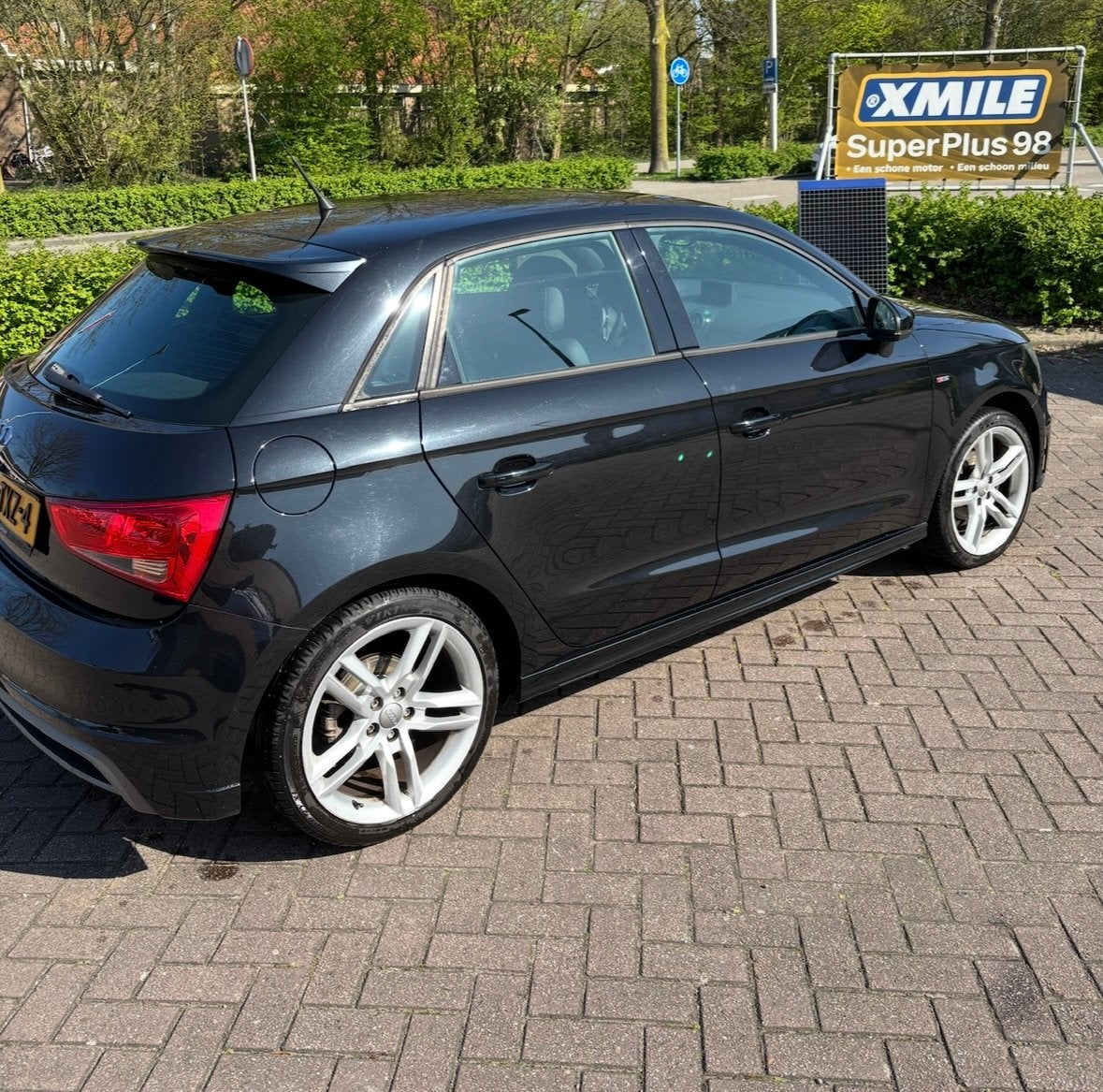Audi A1 S-Line 1.2 Tfsi 2012 Zwart, Auto's, Voorwielaandrijving, A1, 4 cilinders, Origineel Nederlands