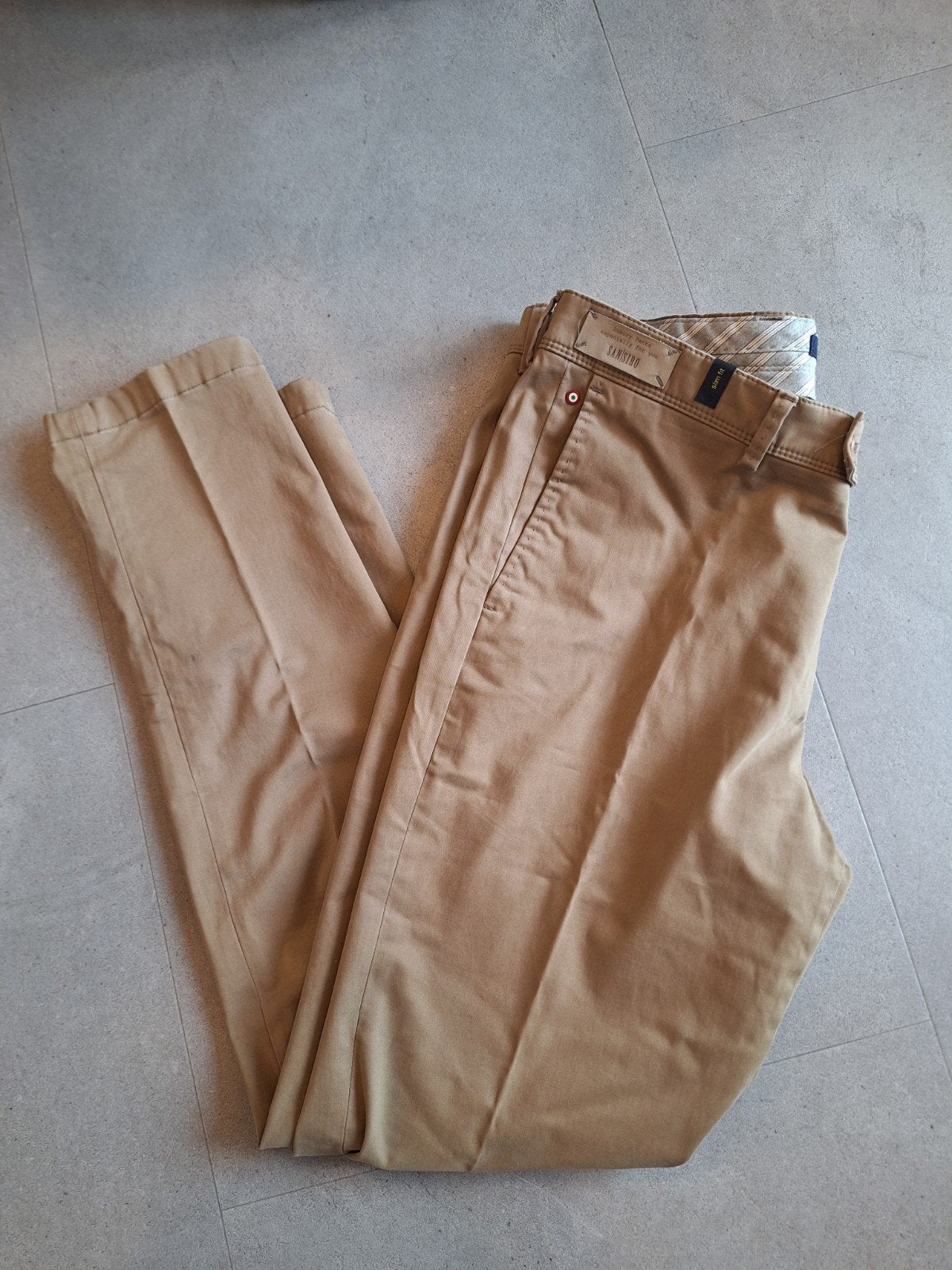 San Siro bruine heren pantalon maat XL, Maat 52/54 (L), Bruin, San Siro, Nieuw