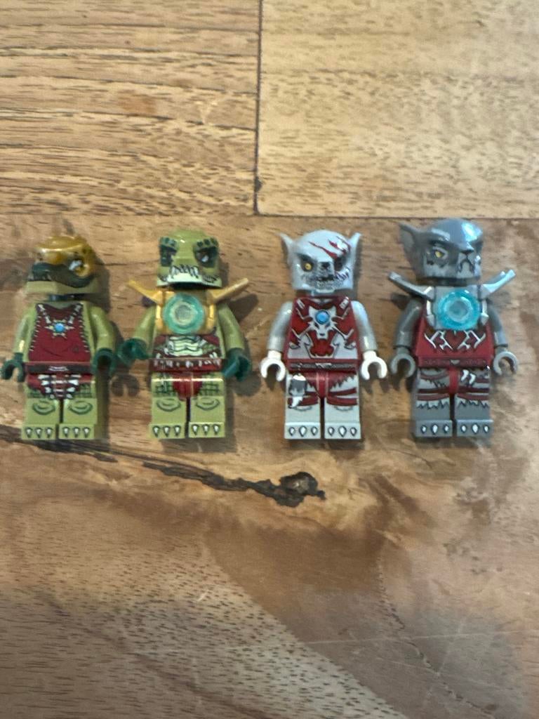 Lego Chima Minifiguren - 4 stuks, Ophalen of Verzenden, Gebruikt, Overige merken