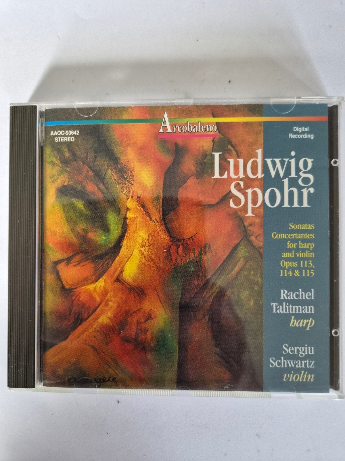 Ludwig Spohr - Sonatas Concertantes voor harp en viool CD, Kamermuziek, Spohr, Ophalen of Verzenden, Zo goed als nieuw